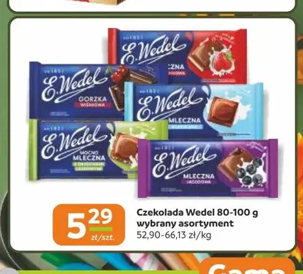 Czekolada E.Wedel promocja w Gama