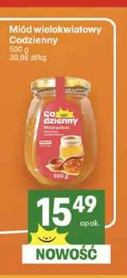 Miód wielokwiatowy Codzienny promocja w Delikatesy Centrum