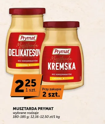 Musztarda Prymat kremska promocja w ABC