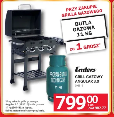 Grill gazowy Enders Angular 3.0 promocja w Selgros
