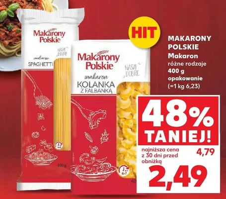 Makaron różne rodzaje promocja w Kaufland