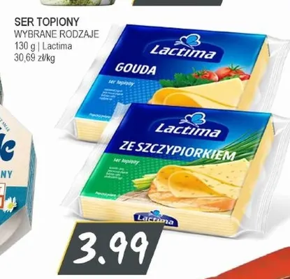 Ser topiony Gouda Lactima promocja w Słoneczko