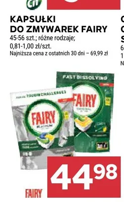 Kapsułki do zmywarek Fairy promocja w Stokrotka