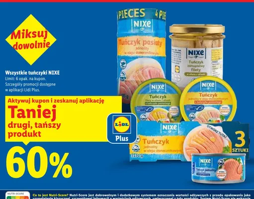 Tuńczyk Nixe promocja w Lidl