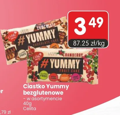 Ciastko Yummy bezglutenowe chocolate cake Celita promocja w Market Point