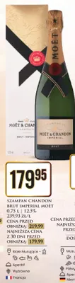 Szampan Chandon Brut Imperial Moët promocja w Dino