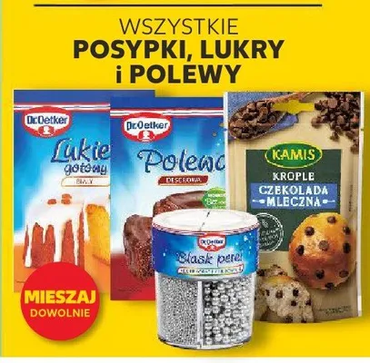 Wszystkie posypki, lukry i polewy promocja w Kaufland