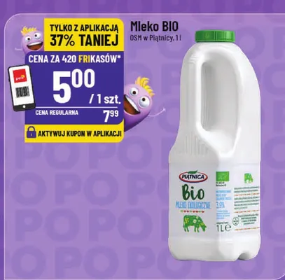 Mleko bio promocja w POLOmarket