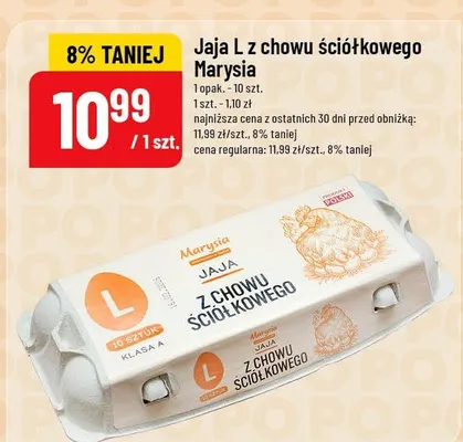 Jaja L z chowu ściółkowego Marysia promocja w POLOmarket