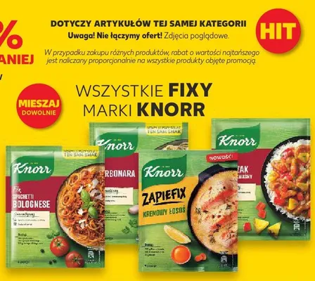 Fixy marki Knorr promocja w Kaufland
