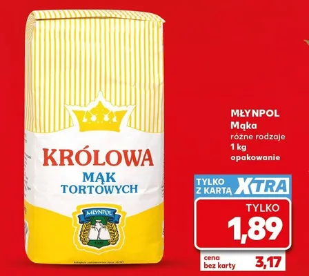 Mąka Młynpol Królowa Mąk Tortowych promocja w Kaufland