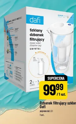 Szklany dzbanek filtrujący Dafi Crystal promocja w POLOmarket