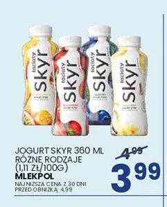 Jogurt Skyr Mlekpol promocja w Wafelek