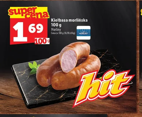 Kiełbasa morlińska Morliny promocja w TOPAZ