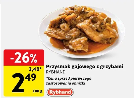 Przysmak gajowego z grzybami promocja w Intermarche