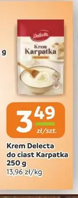 Krem Delecta do ciast Karpatka promocja w Gama