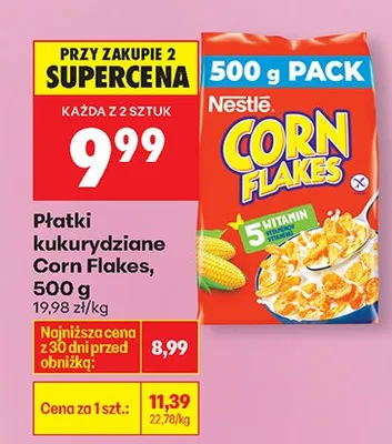 Płatki kukurydziane Corn Flakes promocja w Biedronka