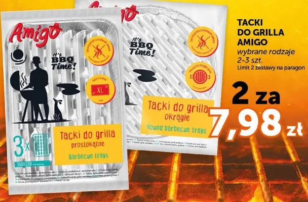 Tacki do grilla Amigo wybrane rodzaje promocja w Euro Sklep