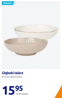Głęboki talerz Ø 18 cm promocja w Action