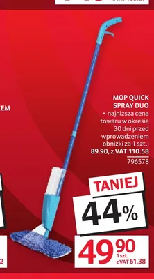 Mop Quick Spray Duo promocja w Selgros