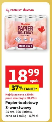 Papier toaletowy Labell promocja w Auchan