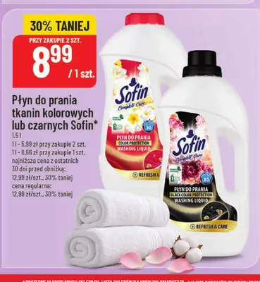Płyn do prania tkanin czarnych Sofin promocja w POLOmarket
