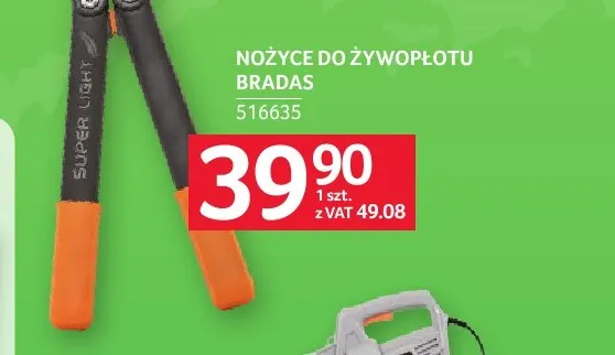 Nożyce do żywopłotu Bradas promocja w Selgros