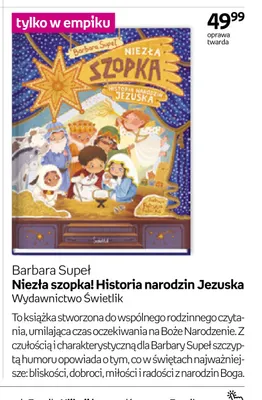 Książka Niezła szopka! Historia narodzin Jezuska Barbara Supeł promocja w Empik