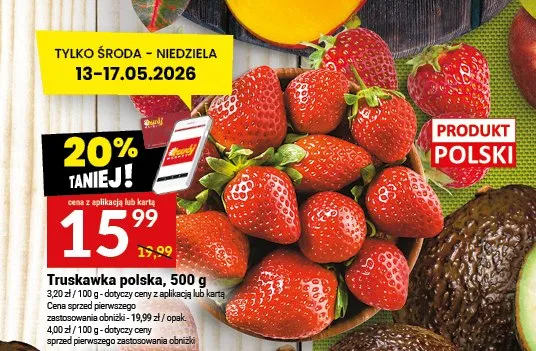 Truskawka polska promocja w Twój Market