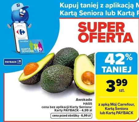 Awokado promocja w Carrefour Market