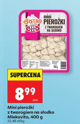 Mini pierożki z twarogiem na słodko promocja w Biedronka