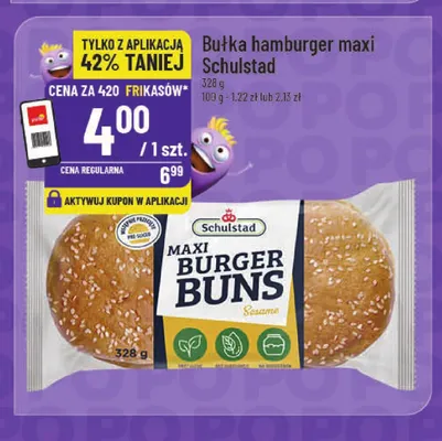 Bułka hamburger maxi Schulstad promocja w POLOmarket