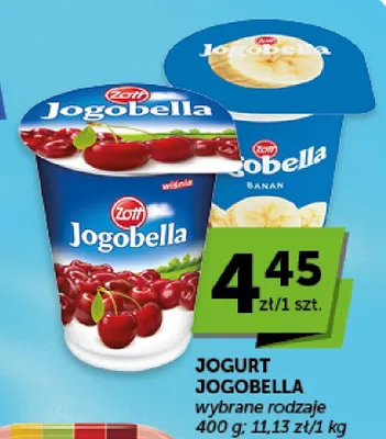 Jogurt owocowy Zott Jogobella wiśniowy promocja w Euro Sklep