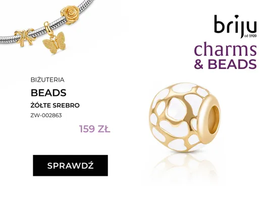 Biżuteria Beads żółte srebro Briju promocja w Briju