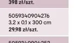 Obrzeże ABS Ciemny marmur 3,2x0,1x300cm promocja w Castorama