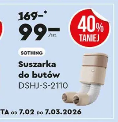 Suszarka do butów DSHJ-S-2110 promocja w Biedronka