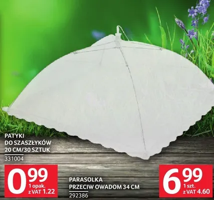 Parasolka przeciw owadom 34 cm promocja w Selgros
