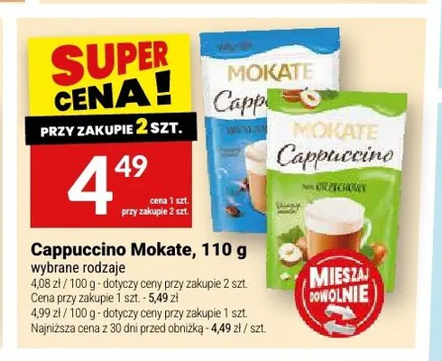 Cappuccino Mokate orzechowe promocja w Twój Market