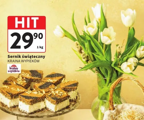 Sernik świąteczny promocja w Intermarche