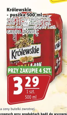 Piwo Królewskie promocja w Prim Market