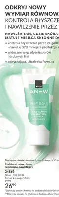 Multipeptydowy krem regulująco-nawilżający Avon Anew promocja w AVON