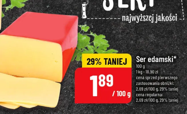 Ser edamski promocja w POLOmarket