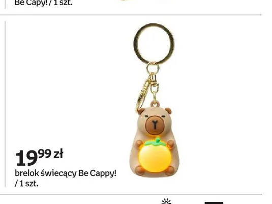 Brelok świecący Be Cappy! promocja w Empik