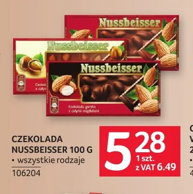 Czekolada Nussbeisser promocja w Selgros