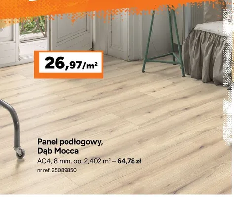Panel podłogowy Dąb Mocca AC4 8 mm promocja w Bricoman