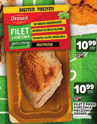 Filet z piersi kurczaka pieczony Drosed promocja w Stokrotka