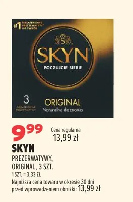 Prezerwatywy Skyn Original promocja w Drogerie Natura