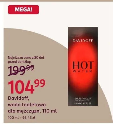 Woda toaletowa dla mężczyzn promocja w Rossmann