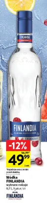 Wódka finlandia cranberry promocja w Intermarche