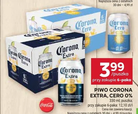 Piwo Corona Extra promocja w Stokrotka